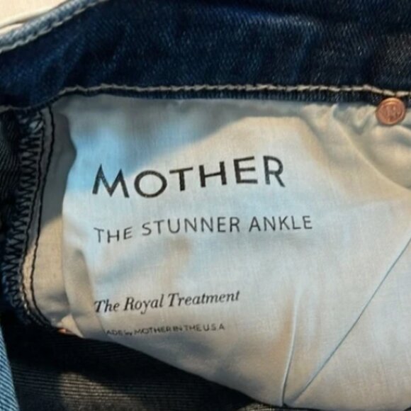 MOTHER The Stunner Ankle The Royal Treatment Size 28 NWT - Picture 10 of 14